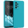 kwmobile Cover per Samsung Galaxy A33 5G Custodia - Back Case per Smartphone in Silicone TPU - Protezione Gommata - ghiaccio freddo