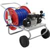 AgriEuro TOP-LINE Kit motopompa elettrica da irrorazione con carrello - Bertolini Pumps PA 330.1 VF