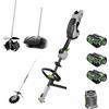 EGO MRC 2306 E - Spazzola multifunzione per pavimenti esterni - 3x 56V 4Ah