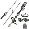 EGO MHCC 1022 E - Kit multifunzione tagliasiepi + potatore a batteria - 2x 56V 2.5Ah