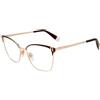 Furla Vfu544 Occhiali, Copper Gold Shiny with Coloured Parts, 58 Donna