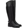 Martinelli Stivali alti in pelle con cinturino e tacco 4 cm