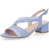 Soffice Sogno Sandali in pelle inserto scamosciato e tacco 4 cm