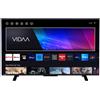 Toshiba Smart TV 50 Pollici 4K Ultra HD Display LED Sistema VIDAA Classe E colore Nero - 50QV2363DA