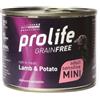 Prolife grain free sensitive adult agnello e patate mini 200gr