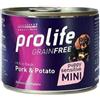 Prolife grain free puppy sensitive maiale e patate 200gr