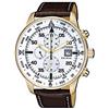 Citizen Analogico Modello Orologio Eco-Drive CA0693-12A. Marchio, marrone, striscia