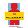 LEGO Biglietti-minifigure: 12 biglietti a forma di minifigure con busta