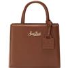 MC2 Saint Barth borsa donna SHOP BAG MINI in pelle marrone Marrone TU