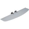 Inda Mensola in cristallo satinato con supporti cromati L.60 cm