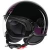 MOMODESIGN Momo Design casco jet Fgtr Classic 2206 Stripes - Glitter / Fucsia