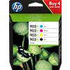 HP Multipack nero / ciano / magenta / giallo 3HZ51AE MCVP 01 903 XL 3000 pagine