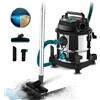 Cecotec 20 L Aspirapolvere Solidi e Liquidi Conga Rockstar Wet & Dry Acciaio MAX. 1400 W, 22 kPa, sistema di drenaggio, aspiratore e soffiante, struttura in metallo, ruote, raggio d'azione 5 m