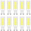 HUAMu Lampadina LED G9 4W, Equivalente a Lampada Alogena 30W-40W, Bianco Freddo 6500K, per Specchio da Bagno, Lampada da Tavolo, nicht dimmbar, set di 10