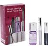 Clinique Black Honey Set - Set Makeup Set con balsamo labbra, mascara e struccante bifasico
