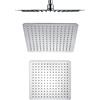 OGOMONDO Misure 300x300x2 Mm 169 Ugelli, CONFEZIONE 1 *** Soffione doccia quadrato acciaio inox 2 mm spessore effetto pioggia varie misure bagno