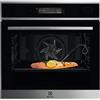Electrolux serie 800 EOB9S21WX Forno a vapore SteamBoost da incasso 70 Litri Classe A++ 21 funzioni Wi-Fi 60 cm Termosonda 2 programmi di pulizia Nero-Acciaio Inox Antimpronta