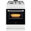 Electrolux LKK620010W Cucina a libera installazione con piano a gas 4 fuochi forno elettrico ventilato con grill Classe A 60x60 bianco