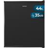 Cecotec Frigorifero Mini Bar Termoelettrico 44L Bolero CoolMarket BC SD 47 Black. 51,5cm Altezza e 43 Larghezza, Basso Consumo, Mensola Vetro, Controllo Meccanico, Luce LED Interna, Termostato Manuale