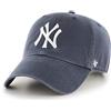 47 New York Yankees, Cappellopello Unisex - Adulto, (Charcoal & White), (Taglia Produttore: Taglia Unica)