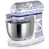 Ariete 1588 Impastatrice Capri, Planetaria, 7 velocità, 2400 Watt, 5,5 litri, Tazza Acciaio Inox"