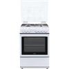 Delonghi De Longhi DL664EW cucina 60 x 60 con piano a gas forno elettrico "
