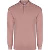 Mukua Polo Manga Larga Color Pale Rose Talla S Maniche Lunghe, Rosa Pallido, S Unisex-Adulto