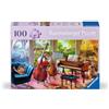 Ravensburger Puzzle 12001366 - Musical Seasons - Puzzle da 100 pezzi per anziani e anziani, con pezzi più grandi e pratici, modello di immagine grande e con base per puzzle