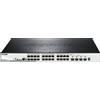 D-Link Switch di rete D-Link DGS-1510-28XMP Gestito L2/L3 Gigabit Ethernet (10/100/1000) Supporto Power over (PoE) Nero, Grigio [DGS-1510-28XMP/E]