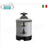 Addolcitore manuale da lt 5, con 3,5 lt di resina, due rubinetti a sfera, attacco idrico 3 4'' G, dimensioni Ã˜ 190x255 mm, altezza 300 mm