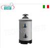 Addolcitore manuale da lt 8, con 5,6 lt di resina, due rubinetti a sfera, attacco idrico 3 4'' G, dimensioni Ã˜ 190x255 mm, altezza 400 mm