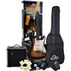 Eko EG-11 PACK SUNBURST Kit Chitarra Elettrica Eko S-300 + Amp. e accessori