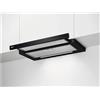 AEG DPE5660B Cappa aspirante a schermo piatto - Scarico o Ricircolo - Max 600 m³/h in modalità di scarico con max. 68 dB(A) - Classe energetica A - Illuminazione a LED - Tasti di pressione - Nero
