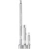 Silverline 598440 Set di 3 Prolunghe per Cricchetto, 1/4