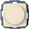 Kopp Rivo 843201088 - Interruttore alternativo a pressione, trasformatore combinato, dimmer LED, per lampadine a incandescenza, 230 V, lampade alogene, taglio di fase, colore: Bianco crema