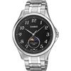 Casio Orologio Casio in Acciaio Solo tempo MTP-M110D-1AVER Grigio Fasi Lunari