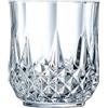 Cristal D'Arques 32 cl - Longchamp Bicchiere Acqua in Vetro - Set 6 Pezzi