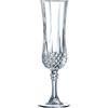 Cristal D'Arques 14 cl - Longchamp Calice Flute in Vetro - Set 6 Pezzi