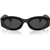 Miu Miu Occhiali da Sole MU11WS 1AB5S0 Nero/Grigio Sfumato Donna