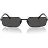 Prada Occhiali da Sole PRA60S 1AB5S0 Nero/Grigio Scuro Donna