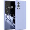 kwmobile Cover per OnePlus Nord 2 5G Custodia - Back Case per Smartphone in Silicone TPU - Protezione Gommata - blu chiaro matt