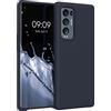 kwmobile Cover per Oppo Find X3 Neo Custodia - Back Case per Smartphone in Silicone TPU - Protezione Gommata - blu mirtillo
