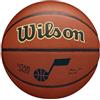 Wilson Pallone da Basket NBA Team Alliance, Con Superficie Pure Feel e Tecnologia Dual Depth, Con Maggiore Stabilità Aerea, Colore: Marrone, Taglia: 7