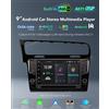 XTRONS PX94GFVLGDAB AUTORADIO Golf 7 GPS ANDROID 14 WI-FI 4G CARPLAY Auto DAB+