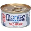 Monge & C. SpA Monge Gatto Monoprotein Pezzetti Solo Manzo 80 g Mangime
