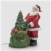 EDG Babbo Natale con Sacco LED, Musica e Movimento H47 cm - EDG Enzo De Gasperi - REGISTRATI! SCOPRI ALTRE PROMO