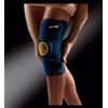 PAVIS S.P.A. Ginocchiera elastica con stecche a spirale laterali e foro rotuleo BLU EXTRA