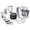 Bosch CreationLine Macchina da Cucina 3,9 L, Acciaio inossidabile, Grigio/Bianco