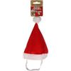 Flamingo Natale PONNE Cappello da Babbo Natale Rosso 17,5x4x22CM