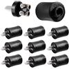 KUOQIY 10 Pezzi Spina per Altoparlanti DIN a 2 Pin, Connettore Cavo per Altoparlante HiFi a 2 Pin con Terminali a Vite, con Cacciavite, per Altoparlanti HiFi